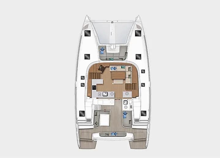 Lagoon 46 in Ibiza / Sant Antoni de Portmany Port - Photo 4