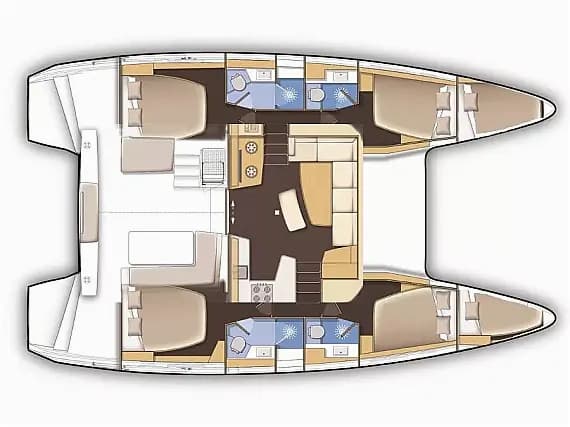 Lagoon 42 in Sicily / Furnari / Marina Portorosa - Photo 2