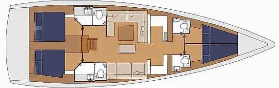 Dufour 520 Grand Large in Corfu / Gouvia / D-Marin Marina Gouvia - Photo 2