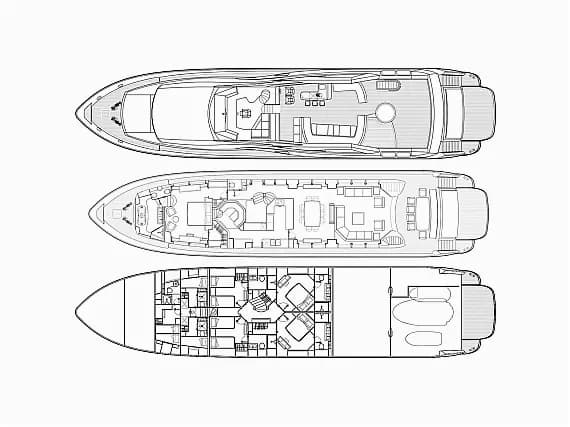 Sunseeker Yacht 34M in Trogir / ACI Marina Trogir - Photo 2