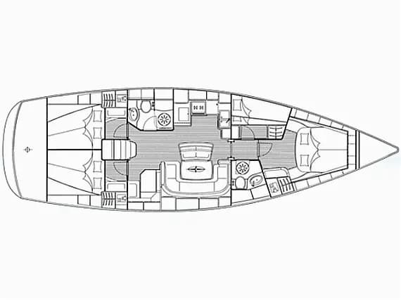 Bavaria 46 Cruiser in Trogir / ACI Marina Trogir - Photo 2