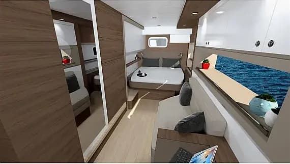 Planul punții pentru Bali 4.4 in St. Vincent / Admiralty Bay / Bequia Marina
