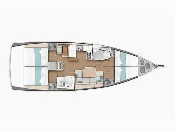 Sun Odyssey 440 in Pula / Marina Polesana - Photo 2