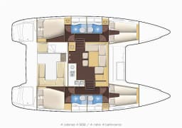 Lagoon 400 S2 in Split / ACI Marina Split thumbnail 5