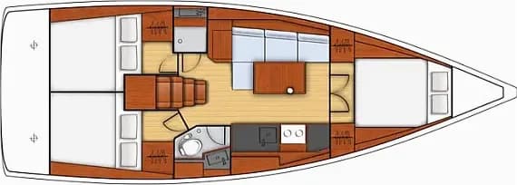 Oceanis 38 in Arzon / Port du Crouesty - Photo 2