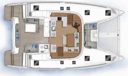 Lagoon 46 in Santorini / Vlichada port thumbnail 2
