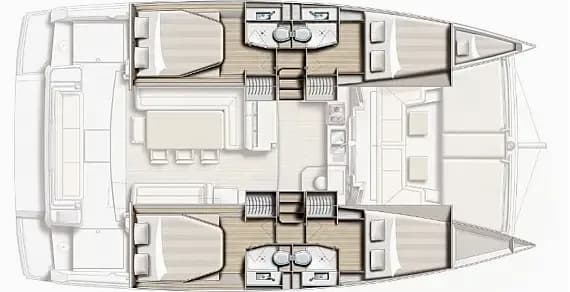 План на палубата на Bali 4.1 in Sicily / Capo d'Orlando Marina