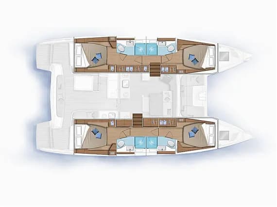 Lagoon 46 in Grimaud / Port Grimaud - Photo 2