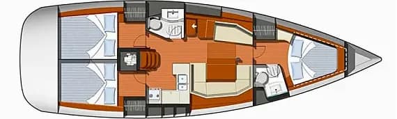 Sun Odyssey 42 i in Athens / Alimos Marina - Photo 2