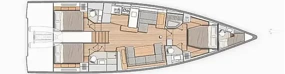 Oceanis 54 in Seget Donji / Marina Baotić - Photo 2