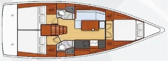 Oceanis 38.1 in Dubrovnik / ACI Marina Dubrovnik - Photo 2