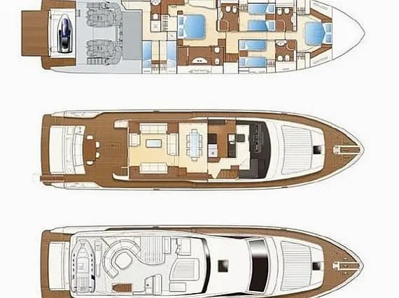 Ferretti 780 in Hellinikon - Athens / Agios Kosmas Marina - Photo 2