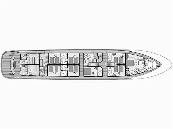 Motoryacht in Split / ACI Marina Split - Photo 2