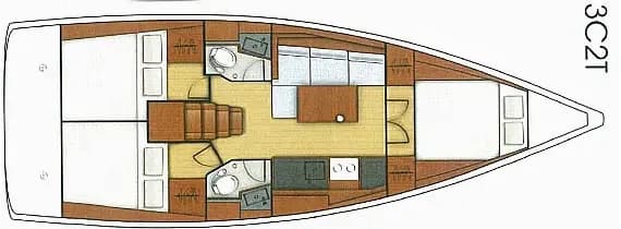Oceanis 38.1 in Nea Peramos - Attica / Nea Peramos - Photo 2