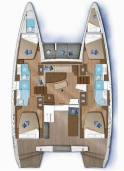 Lagoon 42 in Sardinia / Olbia / Marina Golfo Cugnana thumbnail 5