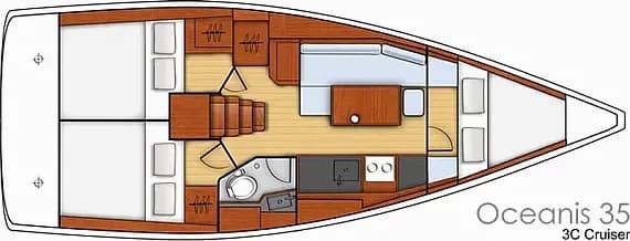 Oceanis 35 in Split / ACI Marina Split - Photo 2