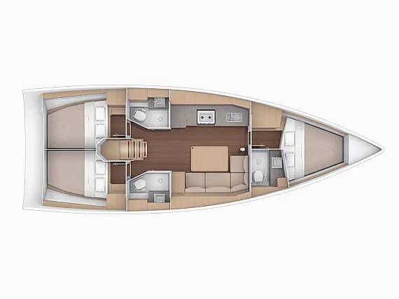 Dufour 390 Grand Large in Bocca di Magra - Photo 2