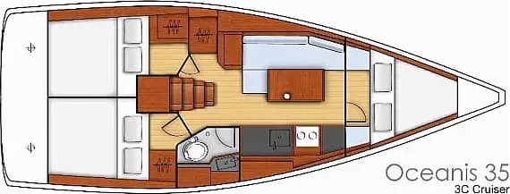 Oceanis 35 in Split / ACI Marina Split - Photo 2