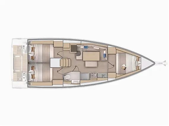 Oceanis 37.1 in Sicily / Capo d'Orlando Marina - Photo 2