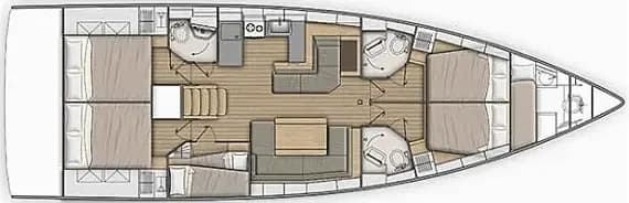 Oceanis 51.1 in Seget Donji / Marina Baotić - Photo 2