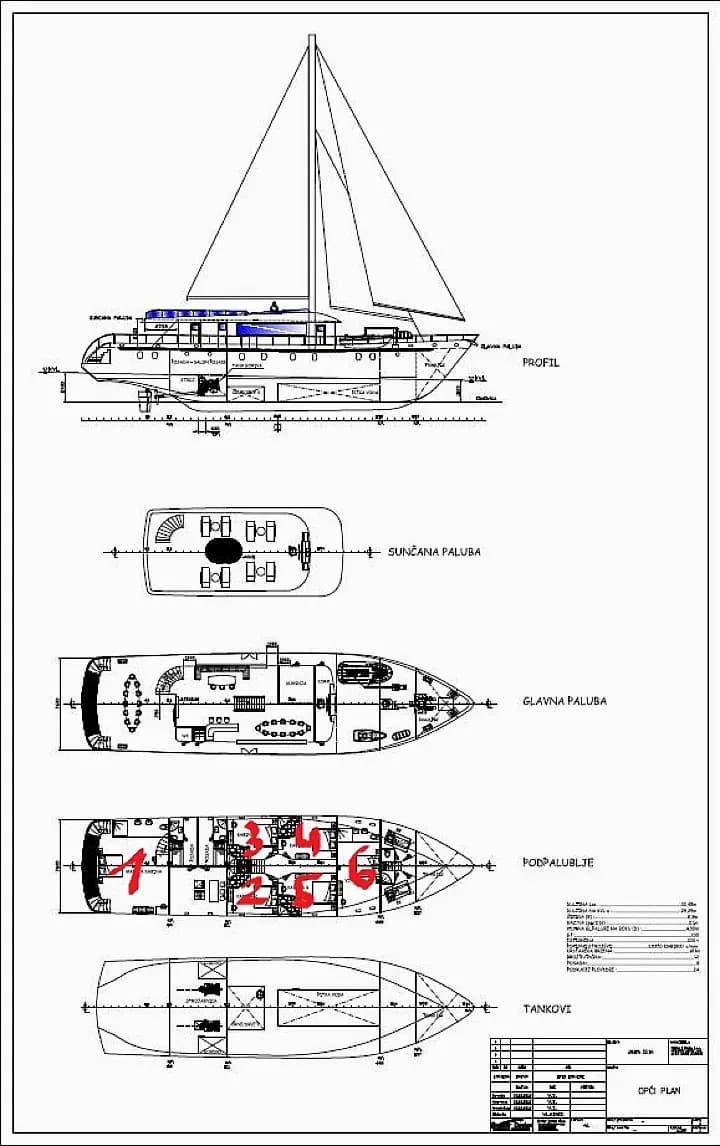 Luxury Sailing Yacht in Split / Port of Split / East Harbour - Photo 1