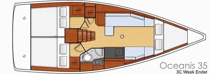 Oceanis 35 in Marmaris / Albatros Marina - Photo 4
