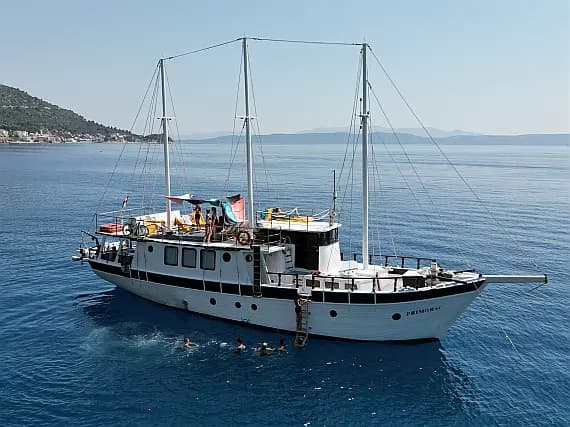 Gulet in Omiš City Port - Photo 1