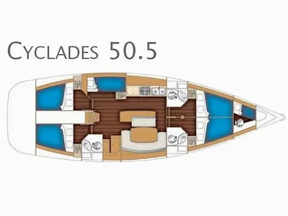 Cyclades 50.5 in Athens / Alimos Marina - Photo 2