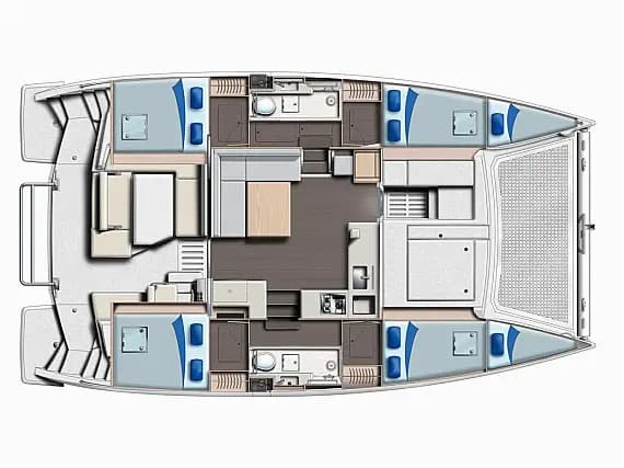 Leopard 40 in Dubrovnik / ACI Marina Dubrovnik - Photo 2