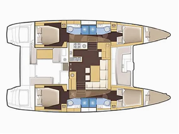 Lagoon 450 Fly in Marmaris / Albatros Marina - Photo 2
