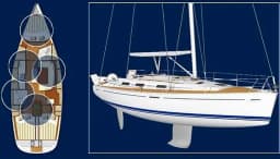 Dufour 385 Grand Large in Lefkada / Nikiana Marina thumbnail 2