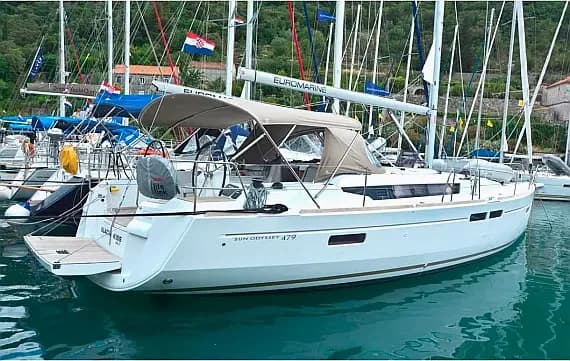 Sun Odyssey 479 in Dubrovnik / ACI Marina Dubrovnik - image 1