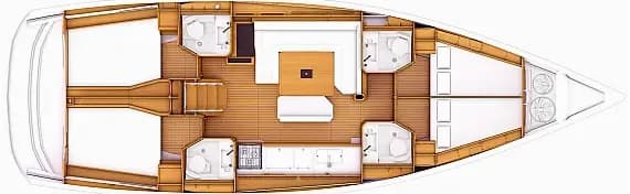 Sun Odyssey 479 in Dubrovnik / ACI Marina Dubrovnik - Photo 2