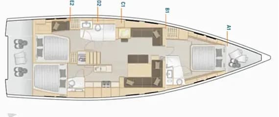 Hanse 548 in Göcek Mucev Marina - Photo 2