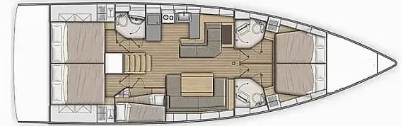 Oceanis 51.1 in Dubrovnik / ACI Marina Dubrovnik - Photo 2