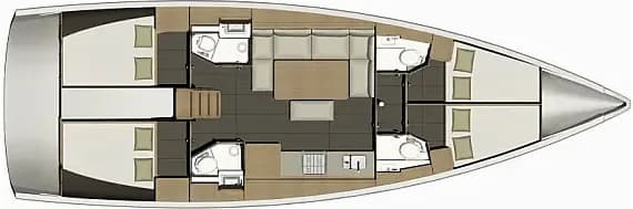 Dufour 460 Grand Large in Kaštel Gomilica / Marina Kaštela - Photo 2