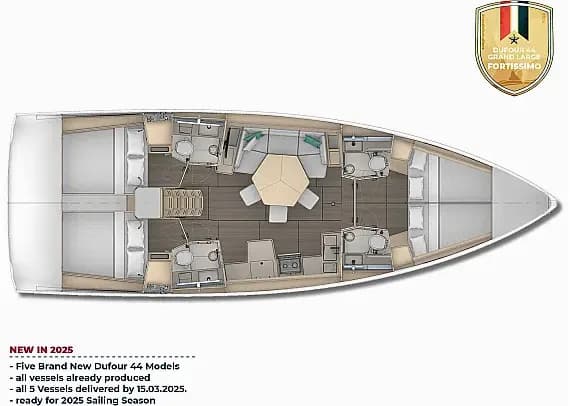 Dufour 44 in Kaštel Gomilica / Marina Kaštela - Photo 2