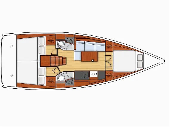 Oceanis 38.1 in Fethiye / Yacht Classic Hotel - Photo 2