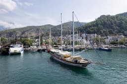 Gulet in Fethiye port thumbnail 6
