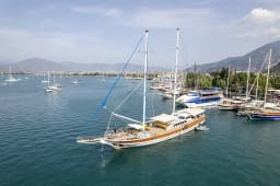 Gulet in Fethiye port thumbnail 7