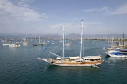 Gulet in Fethiye port thumbnail 8