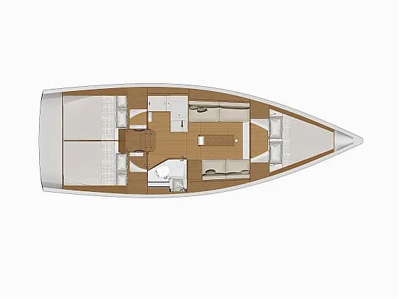 Dufour 360 Grand Large in Sukošan / D-Marin Dalmacija Marina - Photo 2
