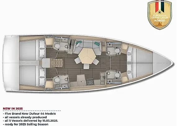 Dufour 44 in Kaštel Gomilica / Marina Kaštela - Photo 2