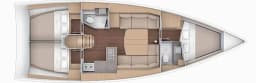 Dufour 390 Grand Large in Marmaris / Netsel Marmaris Marina thumbnail 4