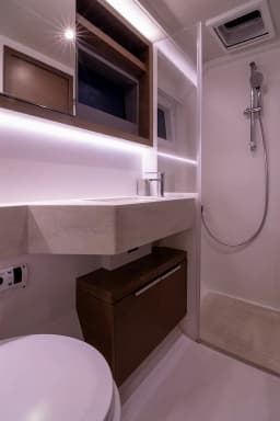 Lagoon 50 in Paros port thumbnail 5
