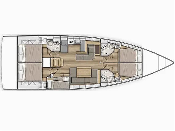 Oceanis 51.1 in Pula / Tehnomont Marina Veruda - Photo 2