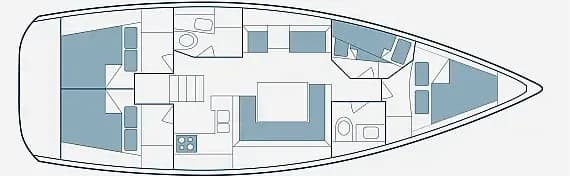 Sun Odyssey 449 in Kefalonia / Agia Effimia - Photo 2