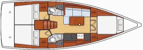 Oceanis 38.1 in Pula / Tehnomont Marina Veruda - Photo 2