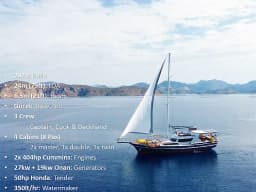 Gulet in Göcek Mucev Marina thumbnail 11
