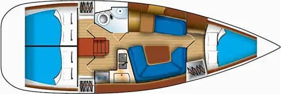 Sun Odyssey 35 in Nea Peramos - Attica / Nea Peramos - Photo 2